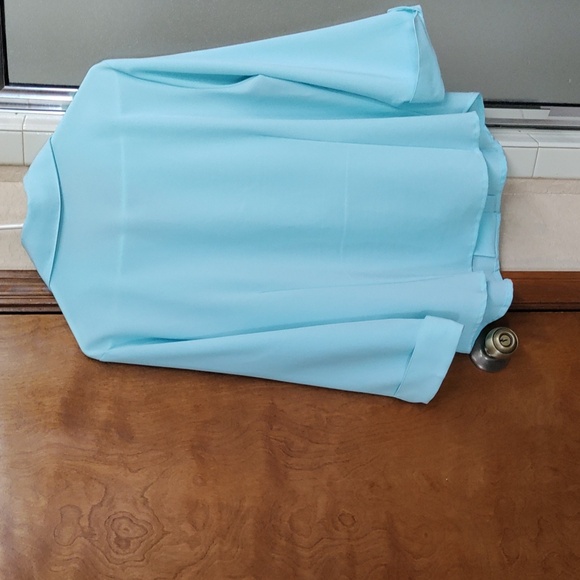🩵Dressbarn baby blue women's button down blouse - Picture 3 of 6
